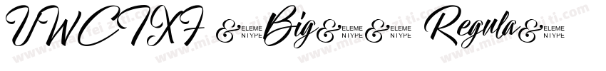 UWCTXF (Big5) Regula字体转换